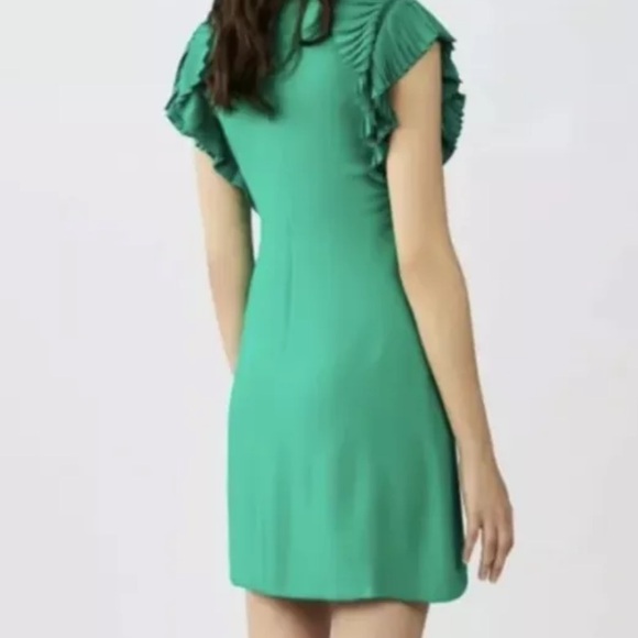 •Maje Green 👗 with Pleated sleeves - Picture 4 of 8